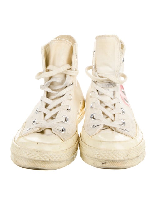 Comme des Garçons Play x Converse Canvas Printed Sneakers