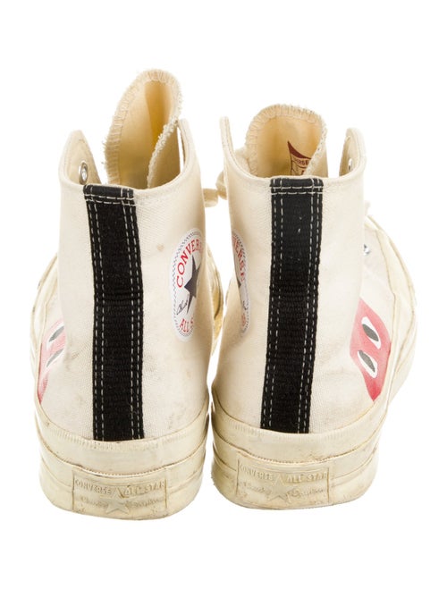 Comme des Garçons Play x Converse Canvas Printed Sneakers