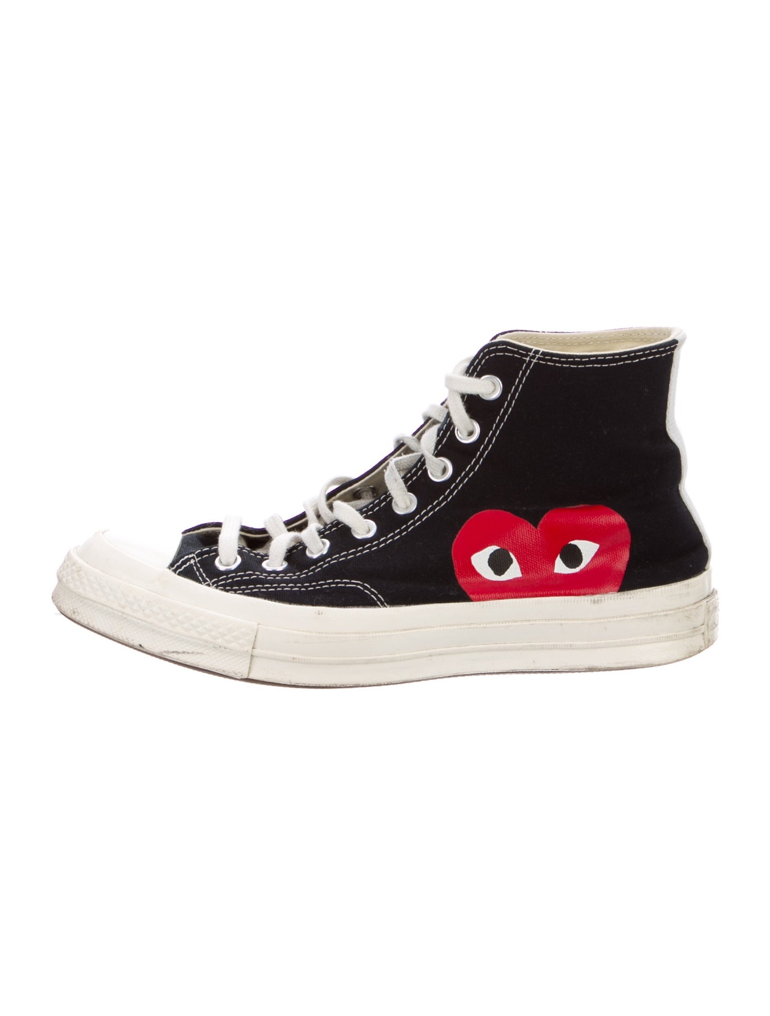 Comme des Garçons Play x Converse Canvas Printed Sneakers