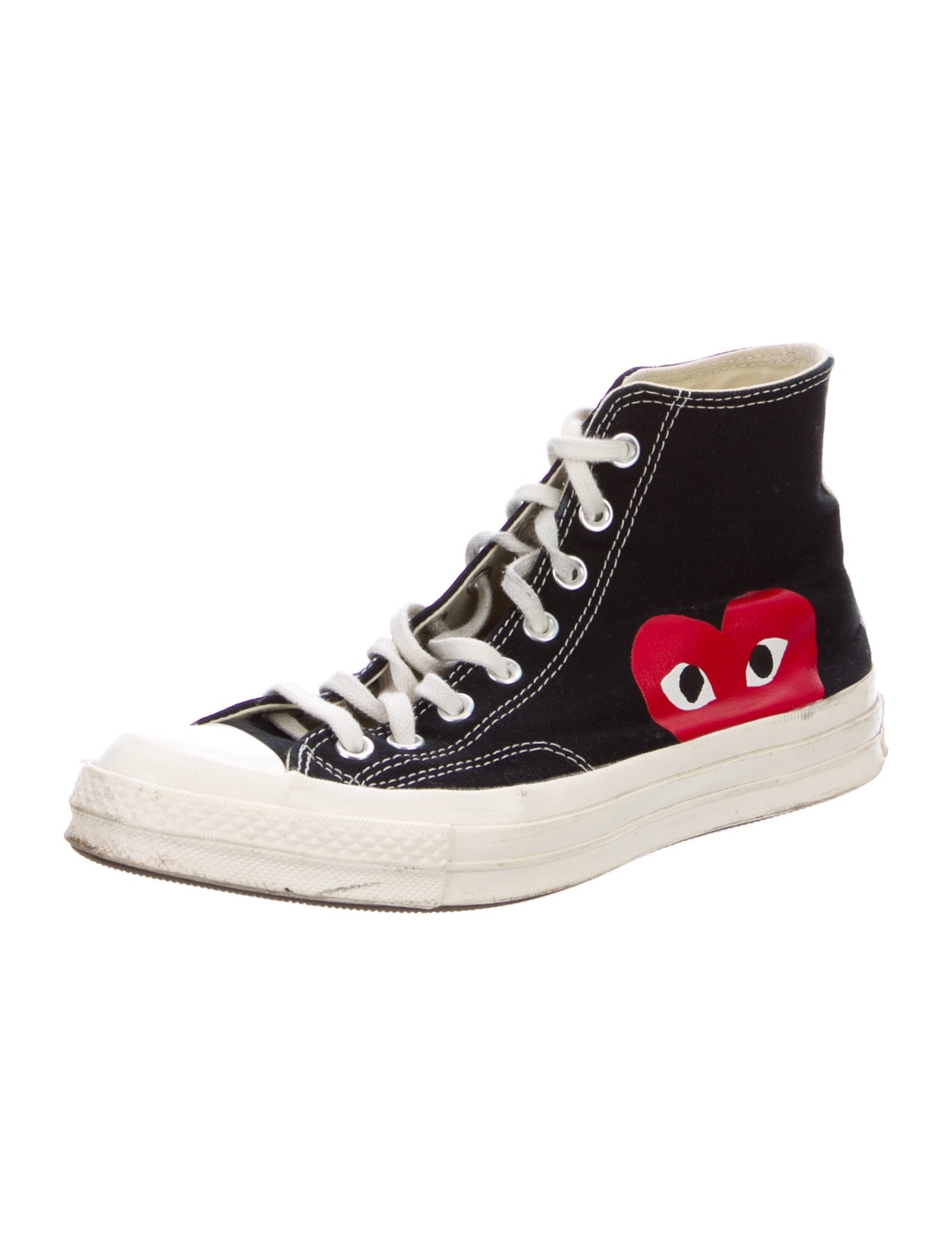 Comme des Garçons Play x Converse Canvas Printed Sneakers