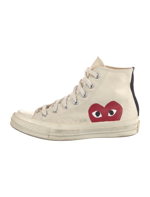 Comme des Garçons Play x Converse Canvas Printed Sneakers