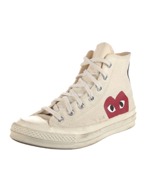 Comme des Garçons Play x Converse Canvas Printed Sneakers