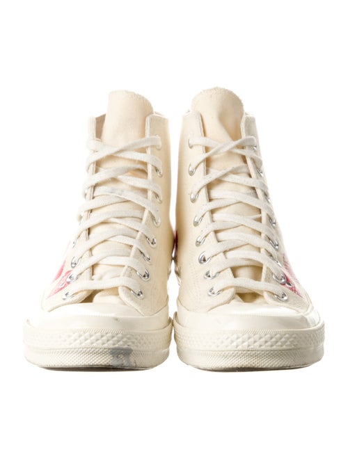 Comme des Garçons Play x Converse Canvas Printed Sneakers