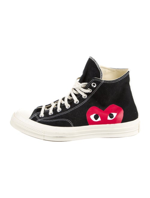 Comme des Garçons Play x Converse Canvas Printed Sneakers