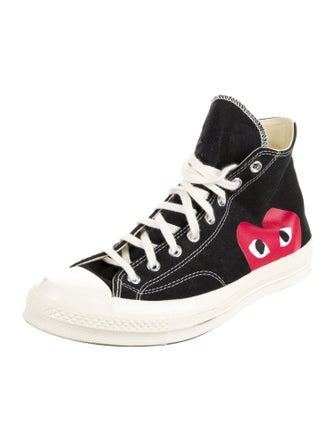 Comme des Garçons Play x Converse Canvas Printed Sneakers