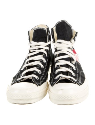 Comme des Garçons Play x Converse Canvas Printed Sneakers