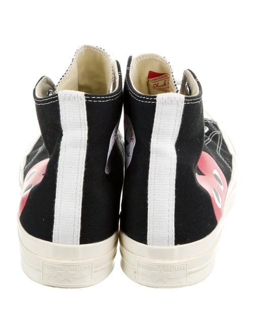 Comme des Garçons Play x Converse Canvas Printed Sneakers