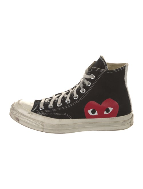 Comme des Garçons Play x Converse Canvas Printed Sneakers