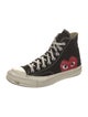 Comme des Garçons Play x Converse Canvas Printed Sneakers