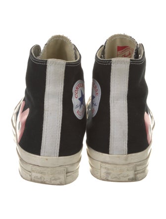 Comme des Garçons Play x Converse Canvas Printed Sneakers