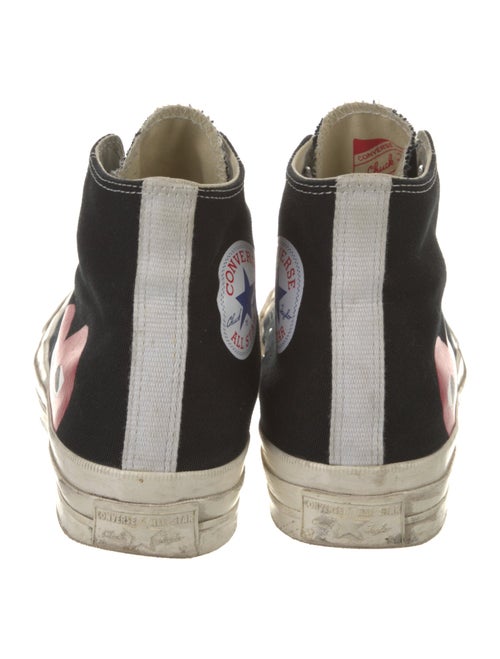 Comme des Garçons Play x Converse Canvas Printed Sneakers