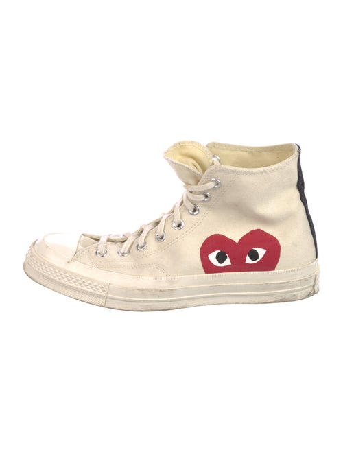 Comme des Garçons Play x Converse Canvas Printed Sneakers