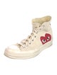 Comme des Garçons Play x Converse Canvas Printed Sneakers
