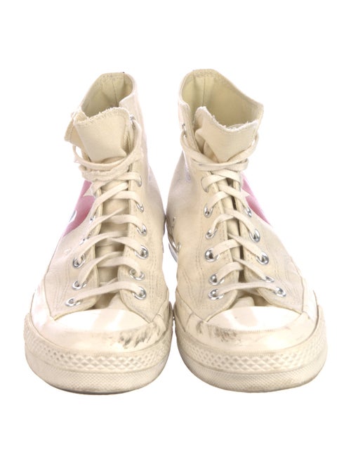 Comme des Garçons Play x Converse Canvas Printed Sneakers