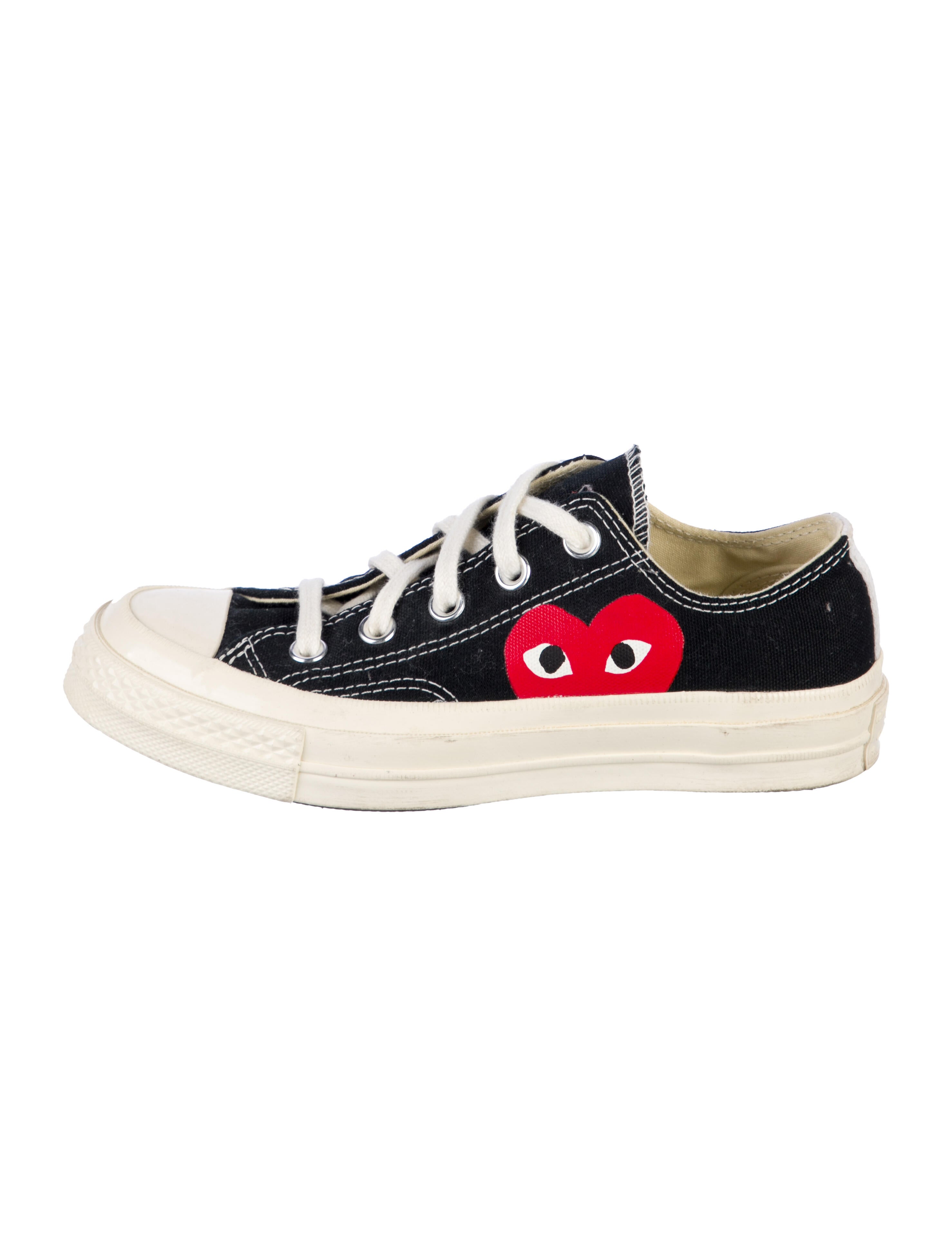 Comme des Garçons Play x Converse Canvas Printed Sneakers