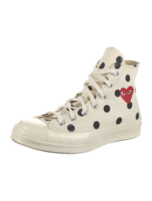 Comme des Garçons Play x Converse Canvas Polka Dot Print Sneakers