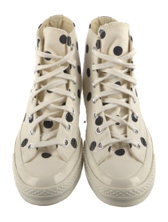 Comme des Garçons Play x Converse Canvas Polka Dot Print Sneakers