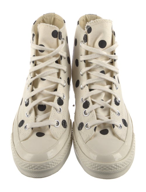Comme des Garçons Play x Converse Canvas Polka Dot Print Sneakers