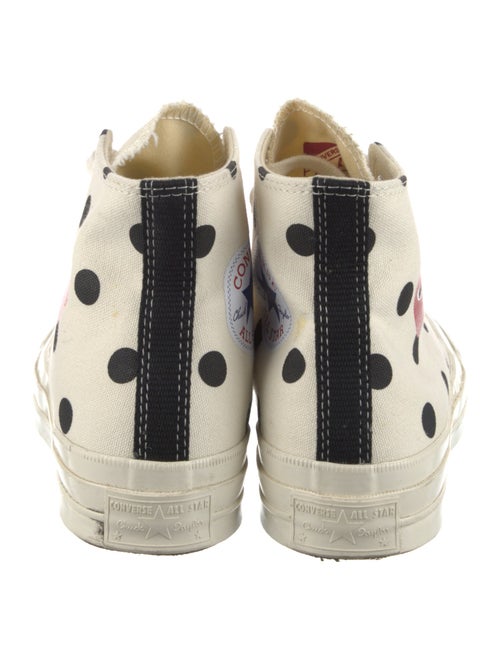 Comme des Garçons Play x Converse Canvas Polka Dot Print Sneakers