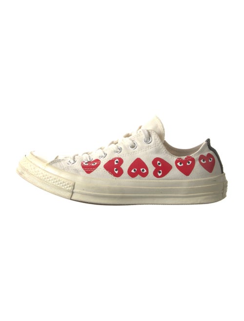 Comme des Garçons Play x Converse Canvas Printed Sneakers
