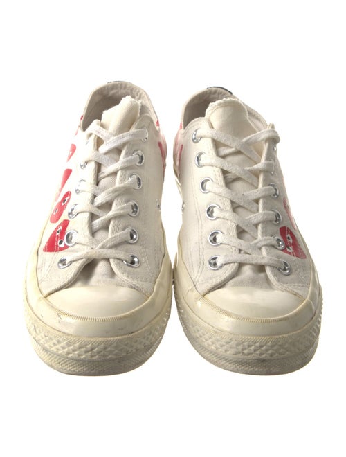Comme des Garçons Play x Converse Canvas Printed Sneakers