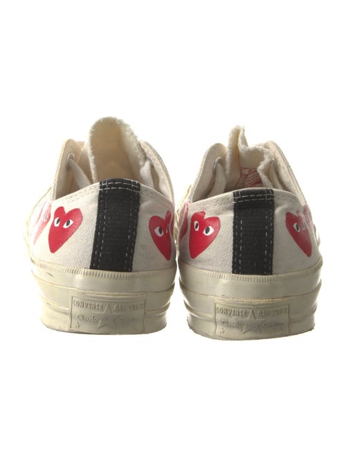 Comme des Garçons Play x Converse Canvas Printed Sneakers