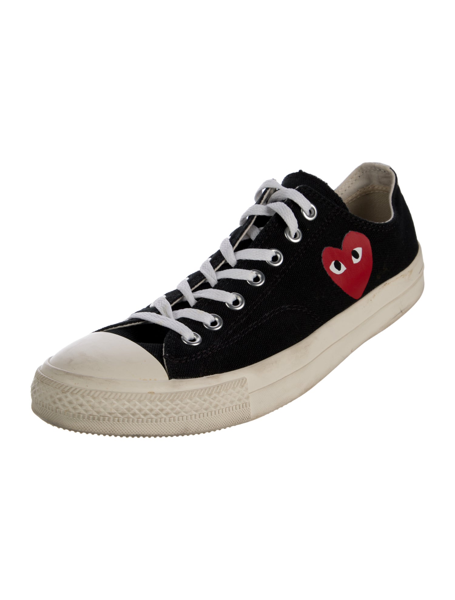 Comme des Garçons Play x Converse Canvas Printed Sneakers