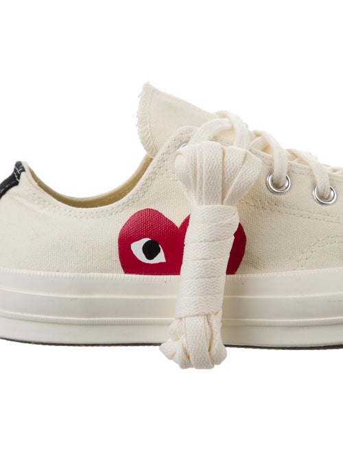Comme des Garçons Play x Converse Canvas Graphic Print Sneakers