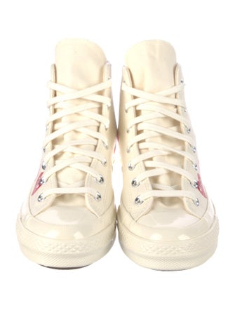 Comme des Garçons Play x Converse Canvas Printed Sneakers