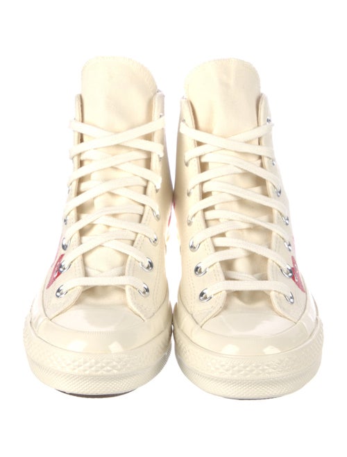 Comme des Garçons Play x Converse Canvas Printed Sneakers