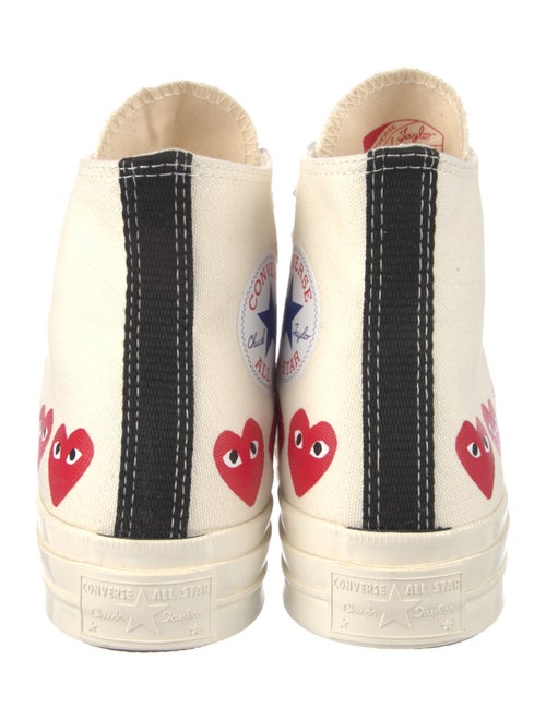 Comme des Garçons Play x Converse Canvas Printed Sneakers