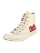 Comme des Garçons Play x Converse Canvas Houndstooth Print Sneakers