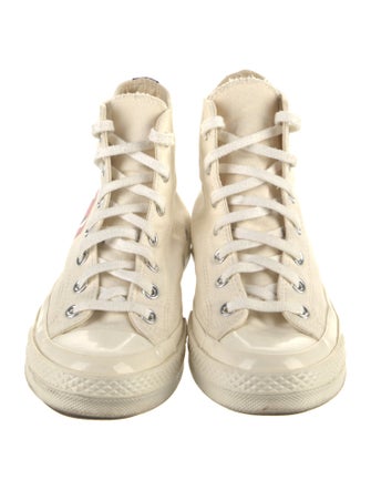 Comme des Garçons Play x Converse Canvas Houndstooth Print Sneakers