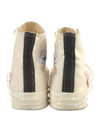 Comme des Garçons Play x Converse Canvas Houndstooth Print Sneakers