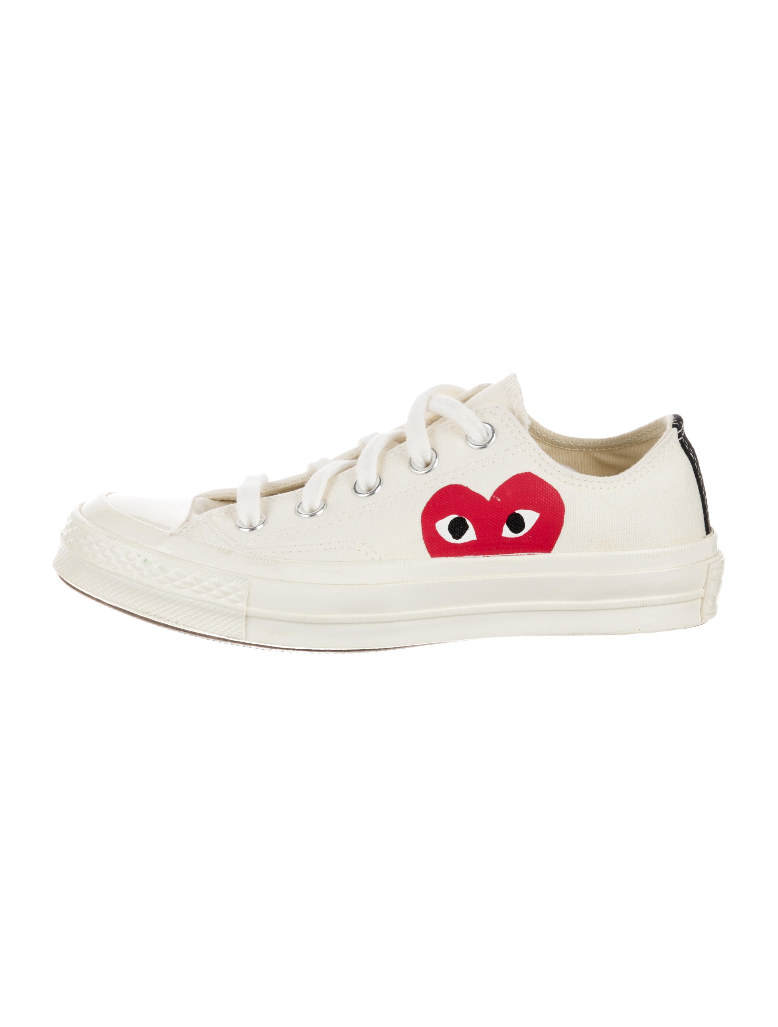 Comme des Garçons Play x Converse Canvas Graphic Print Sneakers