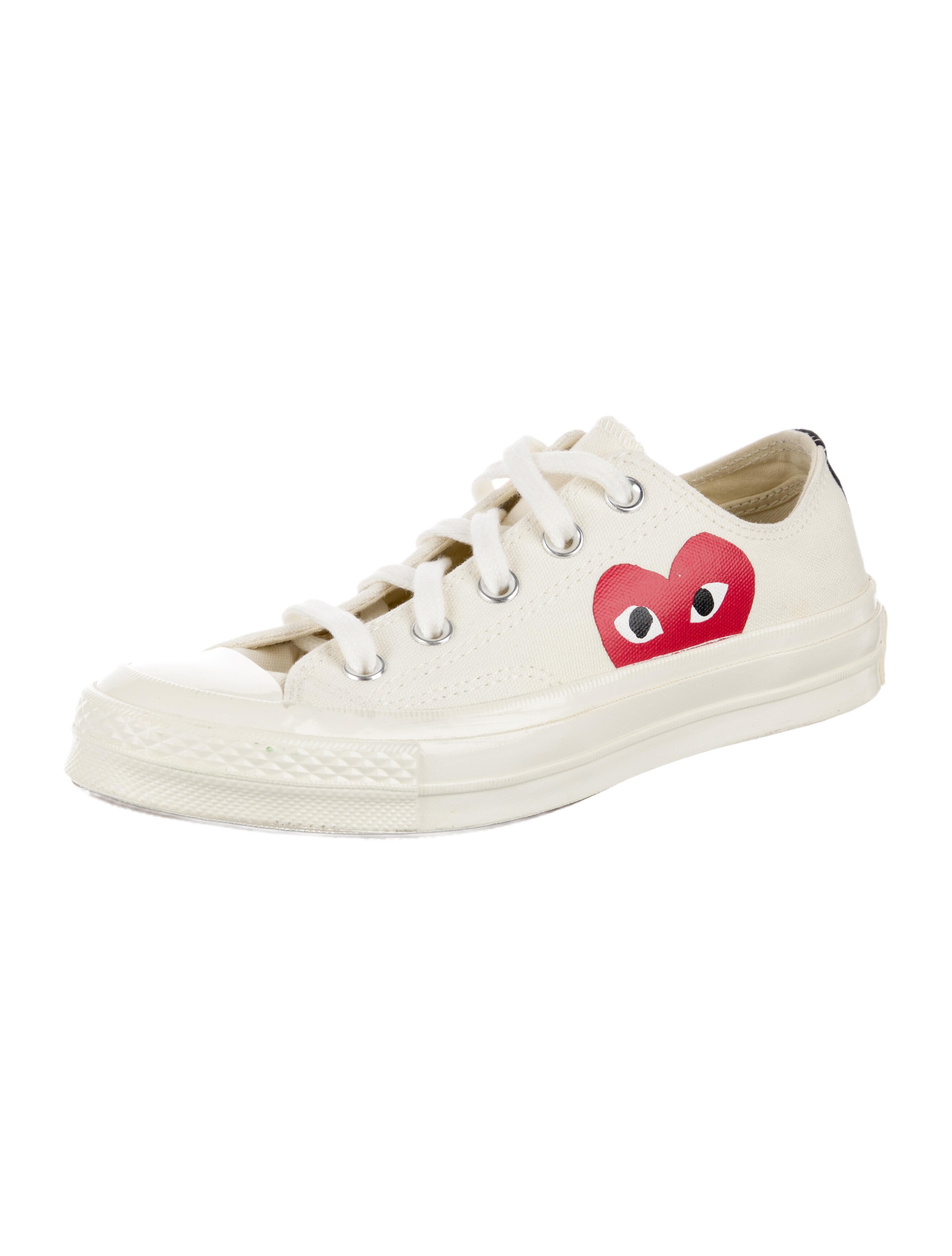 Comme des Garçons Play x Converse Canvas Graphic Print Sneakers