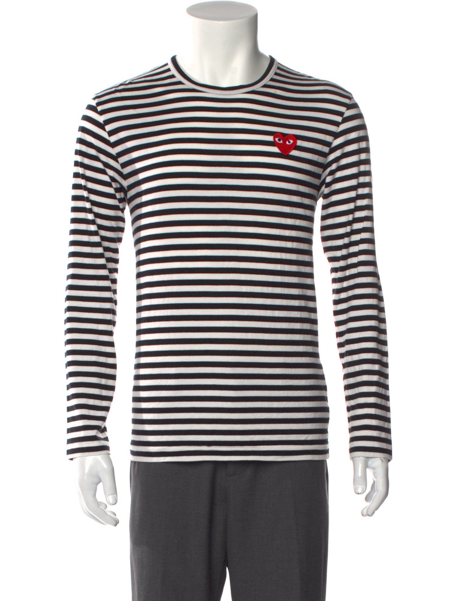 Comme des Garçons Play x Converse Striped Crew Neck T-Shirt