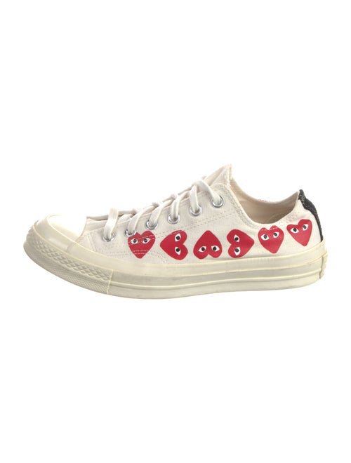 Comme des Garçons Play x Converse Canvas Printed Sneakers