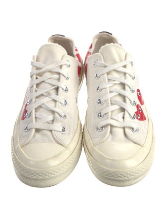 Comme des Garçons Play x Converse Canvas Printed Sneakers