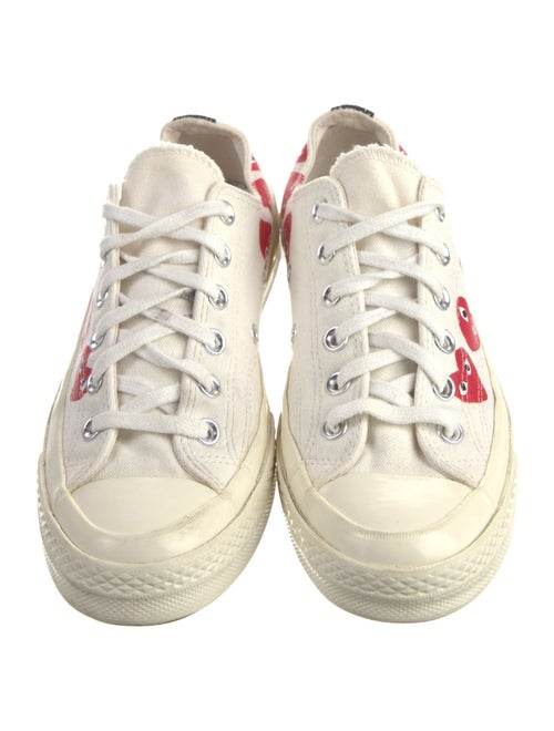 Comme des Garçons Play x Converse Canvas Printed Sneakers