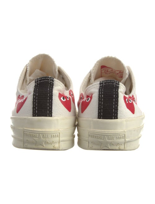 Comme des Garçons Play x Converse Canvas Printed Sneakers