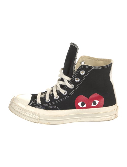 Comme des Garçons Play x Converse Canvas Printed Sneakers