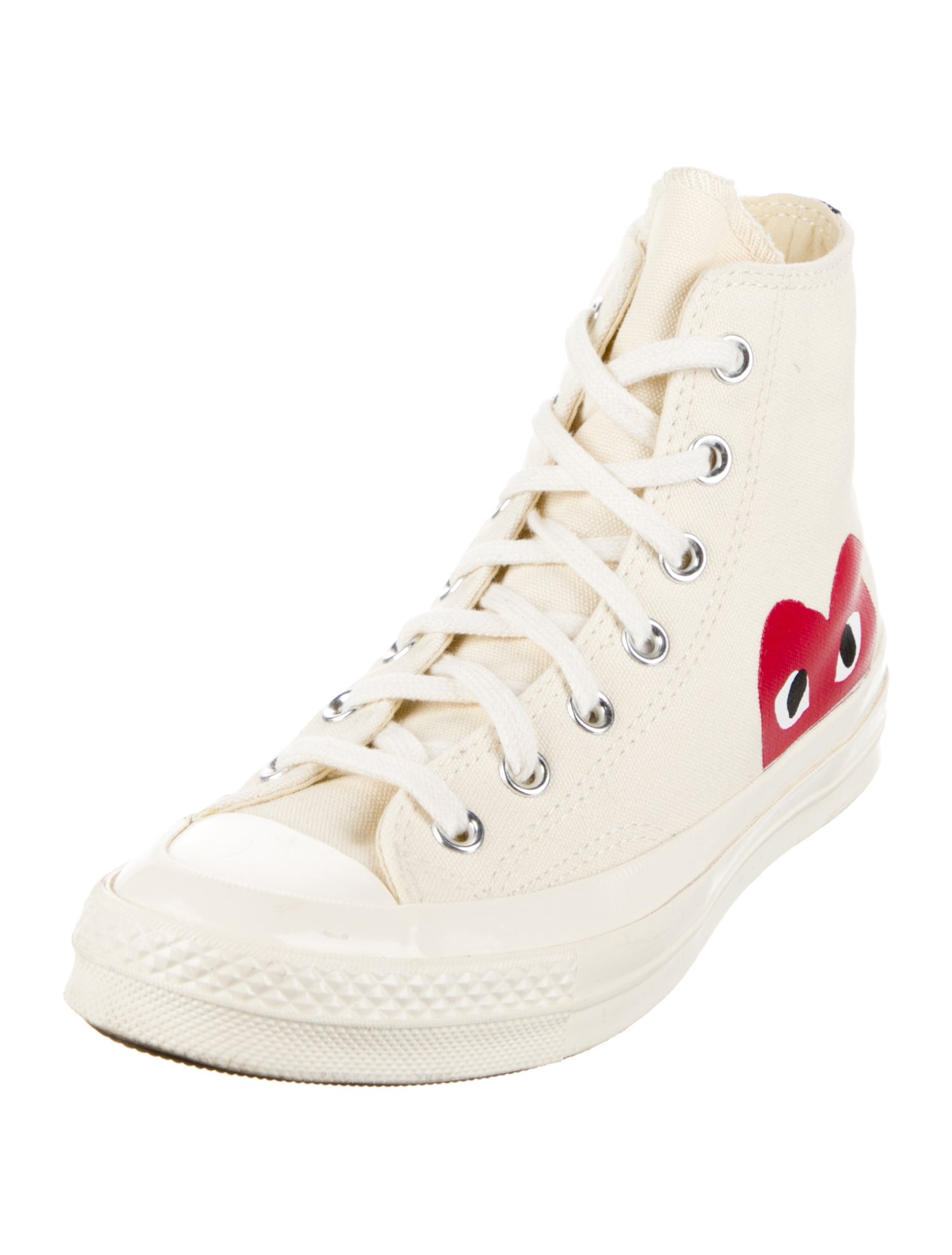 Comme des Garçons Play x Converse Canvas Printed Sneakers