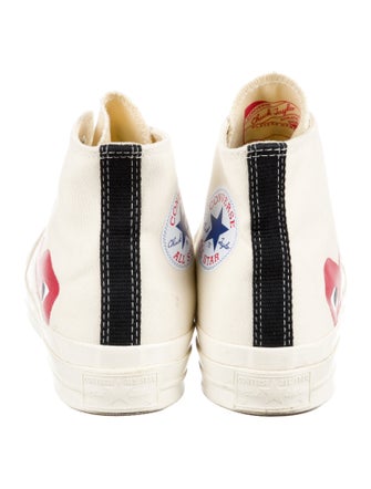 Comme des Garçons Play x Converse Canvas Printed Sneakers