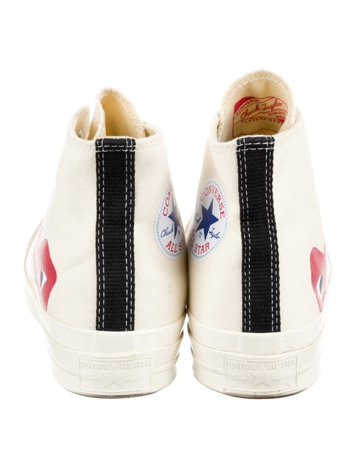 Comme des Garçons Play x Converse Canvas Printed Sneakers