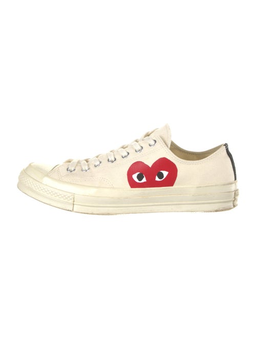 Comme des Garçons Play x Converse Canvas Printed Sneakers