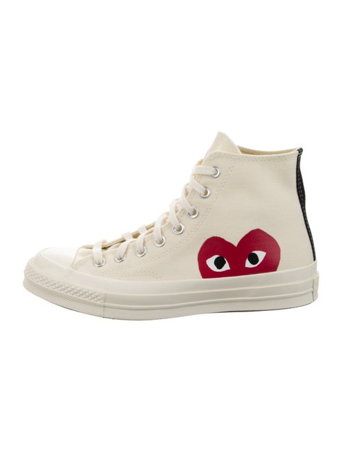 Comme des Garçons Play x Converse Canvas Printed Sneakers