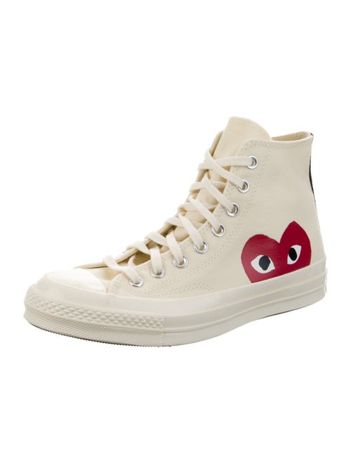 Comme des Garçons Play x Converse Canvas Printed Sneakers
