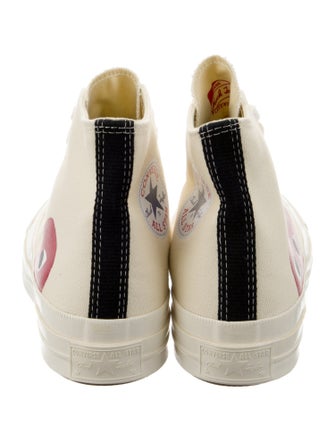 Comme des Garçons Play x Converse Canvas Printed Sneakers