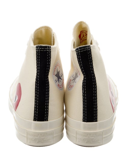 Comme des Garçons Play x Converse Canvas Printed Sneakers